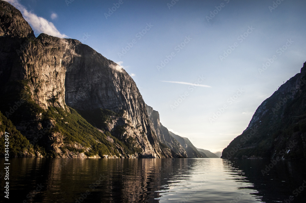 Naklejka premium Fjords