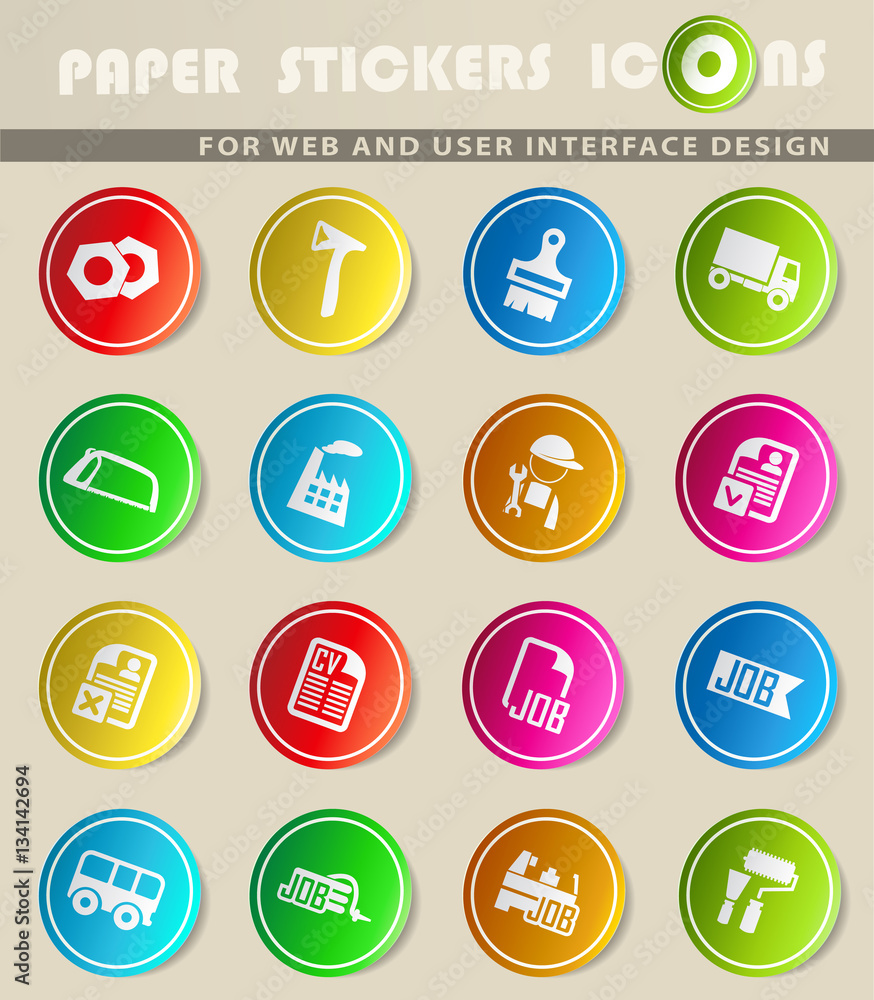 job icon set job icon set