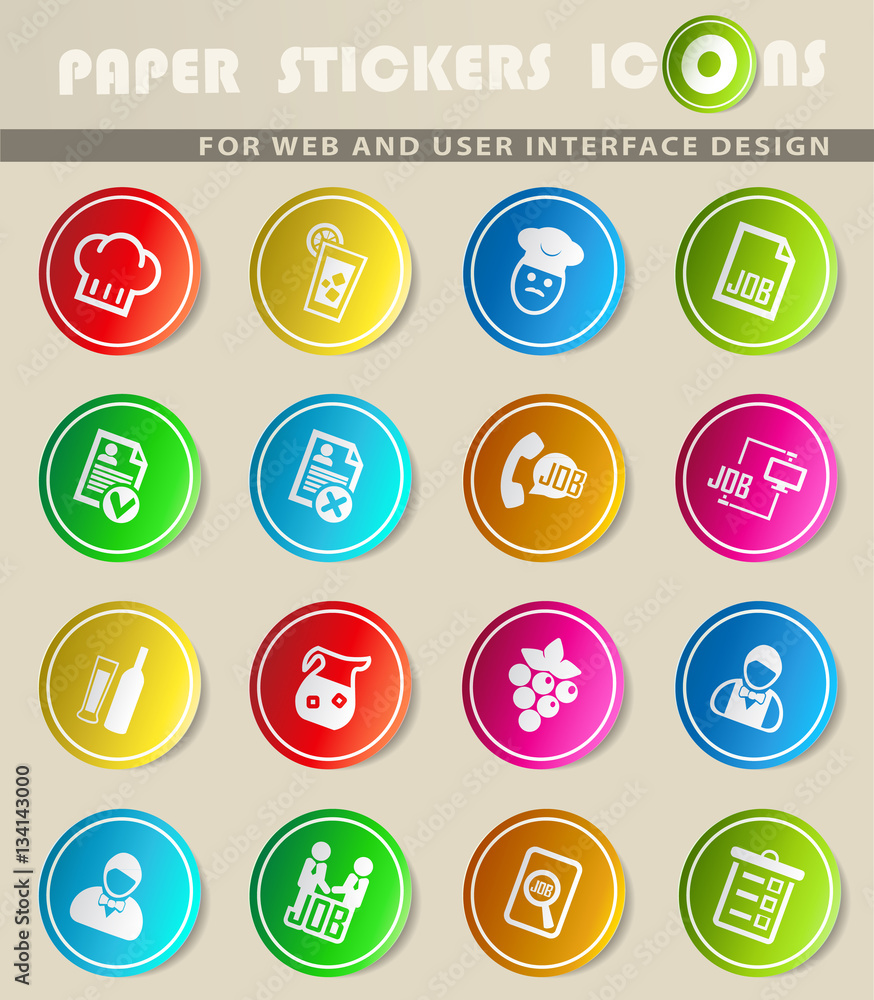 job icon set job icon set