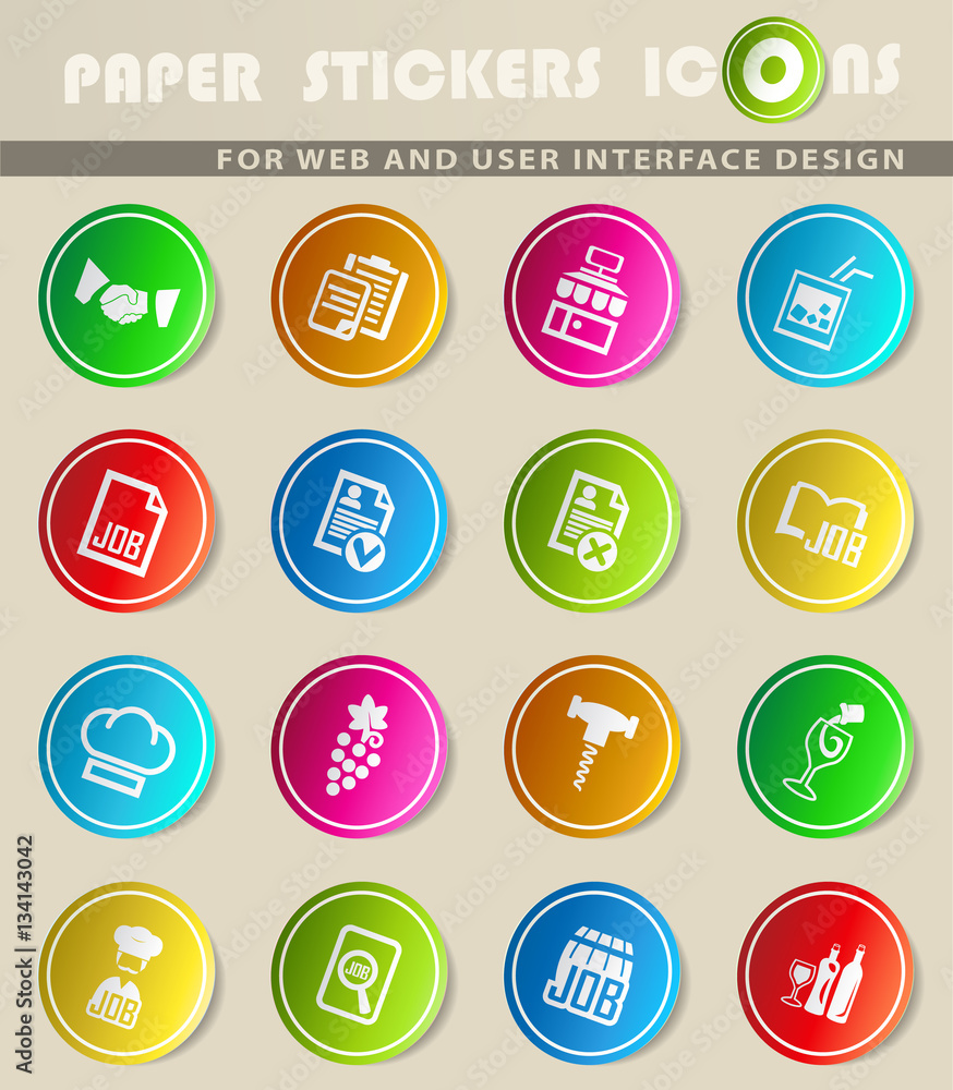 job icon set job icon set