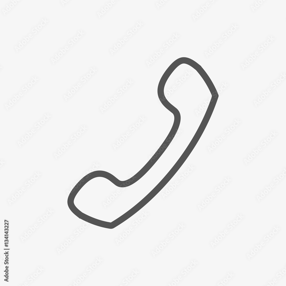 phone icon stock vector illustration flat design phone icon stock vector illustration flat design