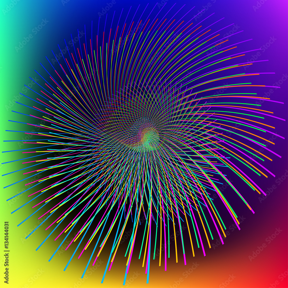 Obraz premium abstract stylized lines, vector