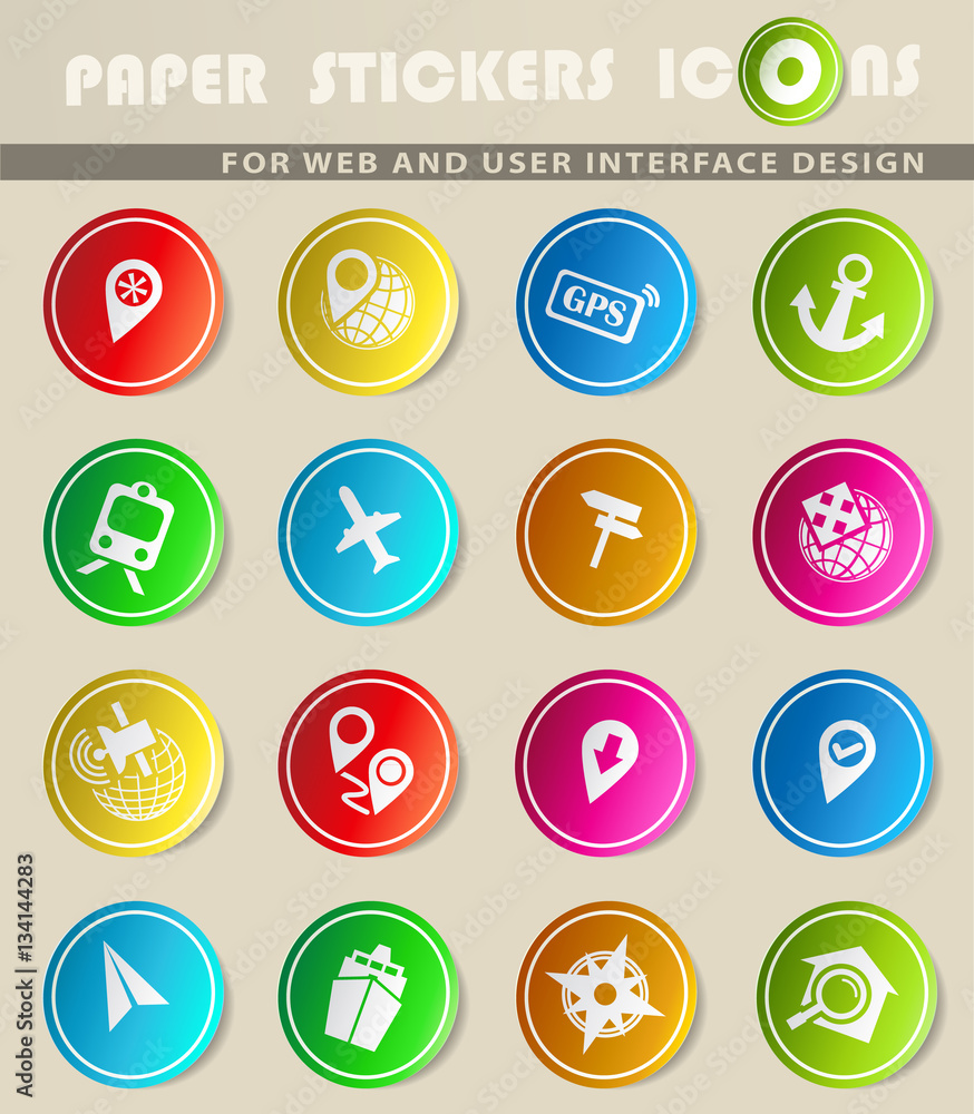 navigation icon set navigation icon set