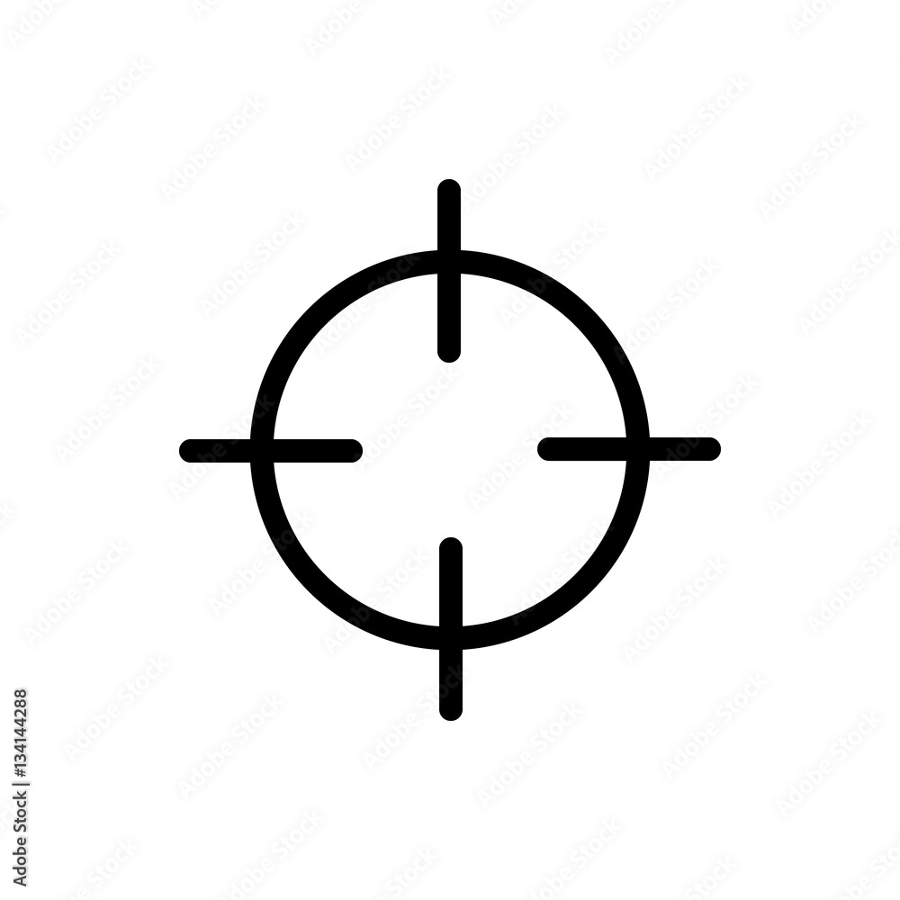 Aim Icon Vector