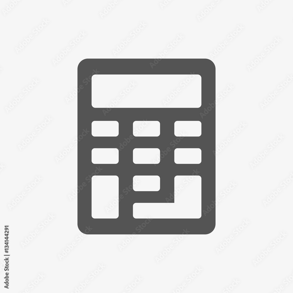 Calculator icon stock vector illustration flat design Calculator icon stock vector illustration flat design