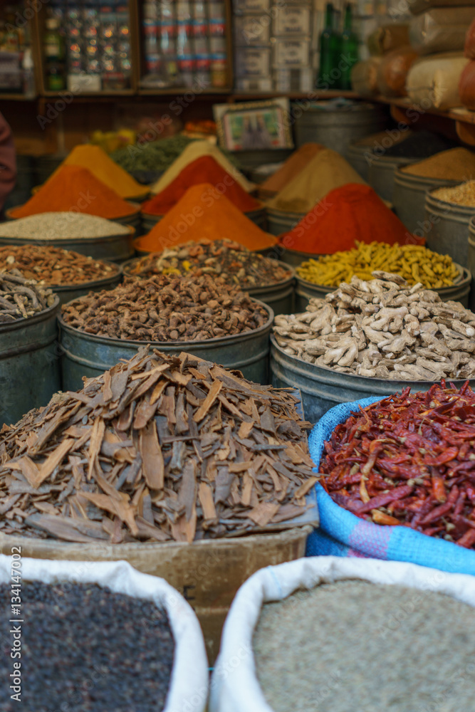 Fototapeta premium Morocco market spices