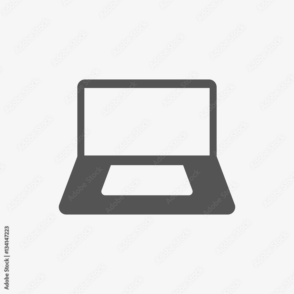laptop icon stock vector illustration flat design laptop icon stock vector illustration flat design