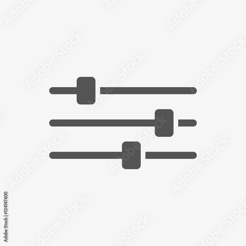 settings icon  stock vector illustration flat design