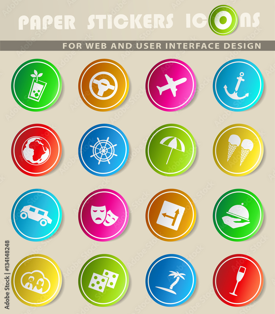travel icon set travel icon set
