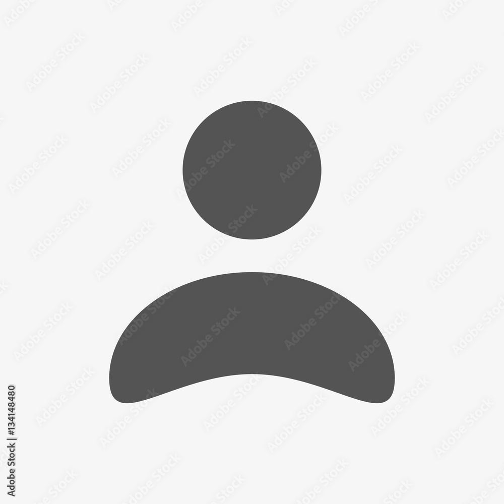 Man icon stock vector illustration flat design Man icon stock vector illustration flat design