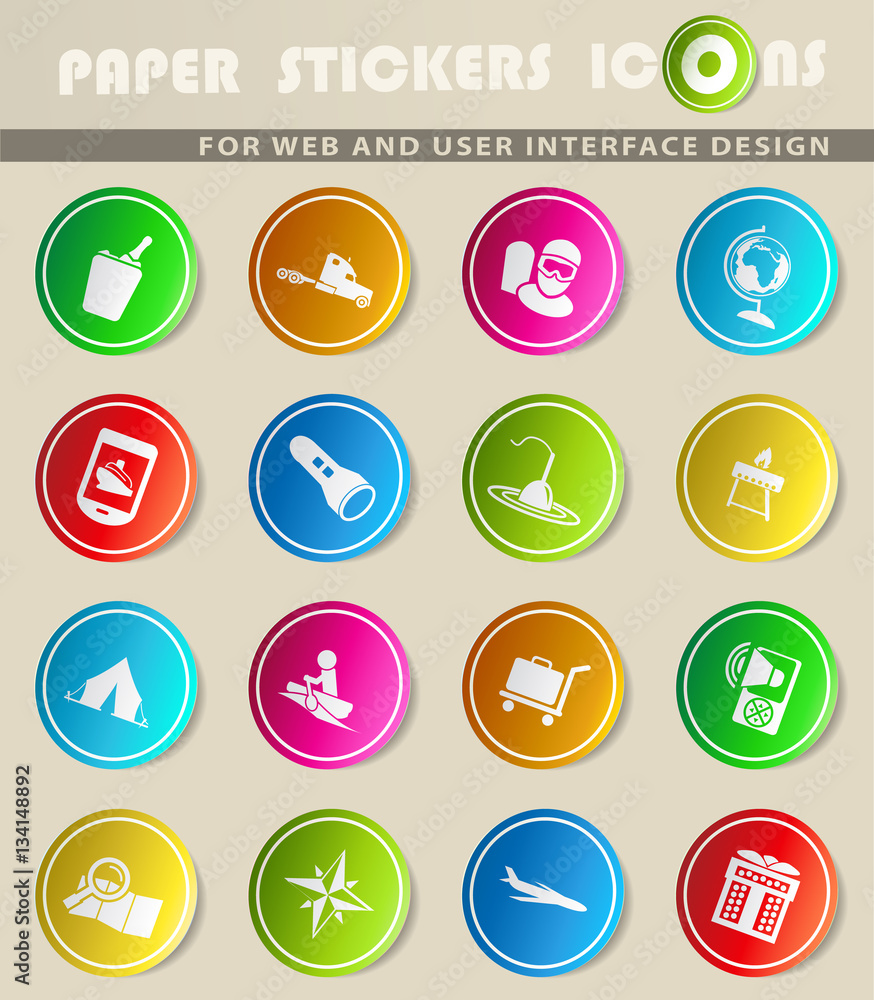 travel icon set travel icon set