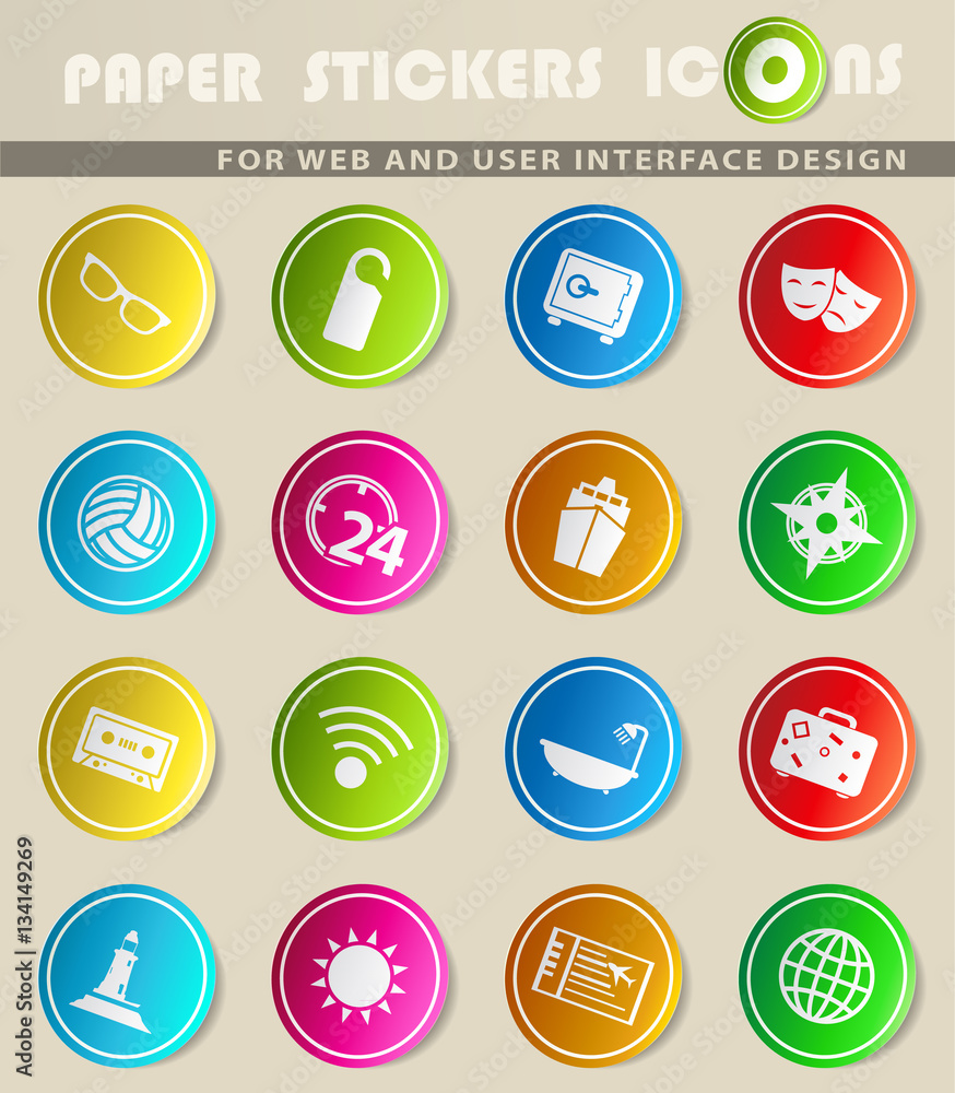 travel icon set travel icon set