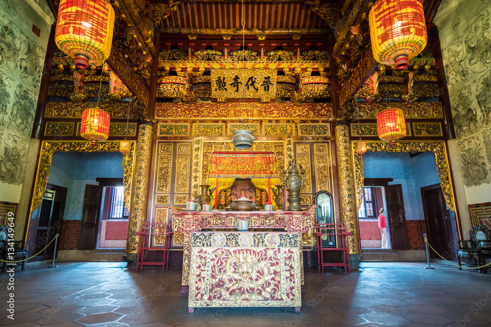Khoo kongsi temple at penang, world heritage site