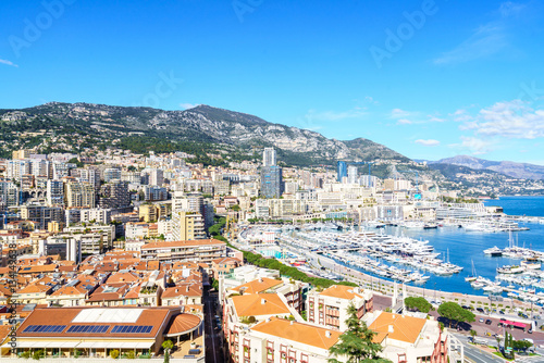 view of Monte Carlo harbour. © pigprox