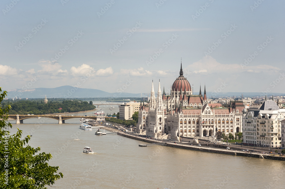 Fototapeta premium Hungarian Parliament in Budapest