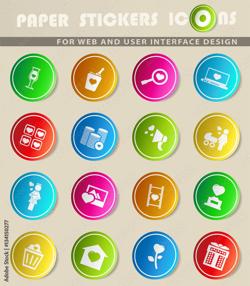 valentine day icon set valentine day icon set
