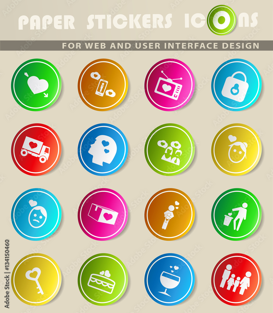 valentine day icon set valentine day icon set