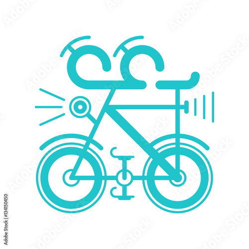 Bicycle bike icon