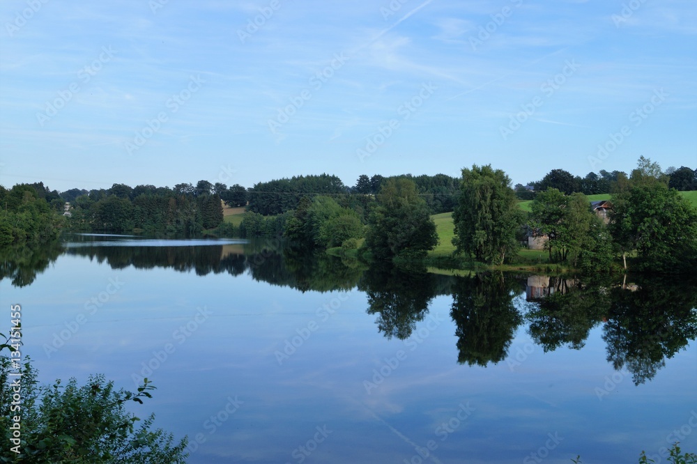 Lac de Robertville en Belgique