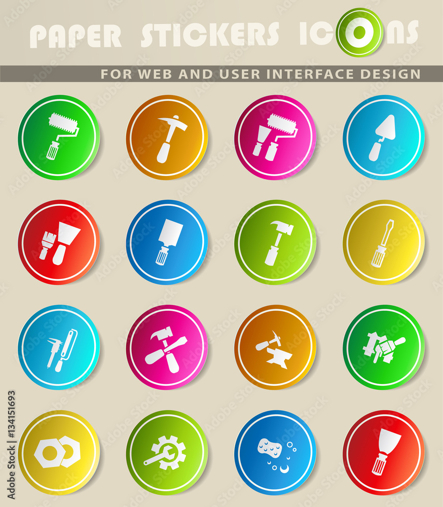 work tools icon set work tools icon set