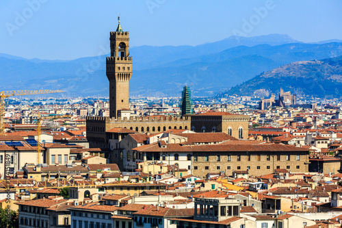 View to the city of Florence from Michelangelo Square © oscity