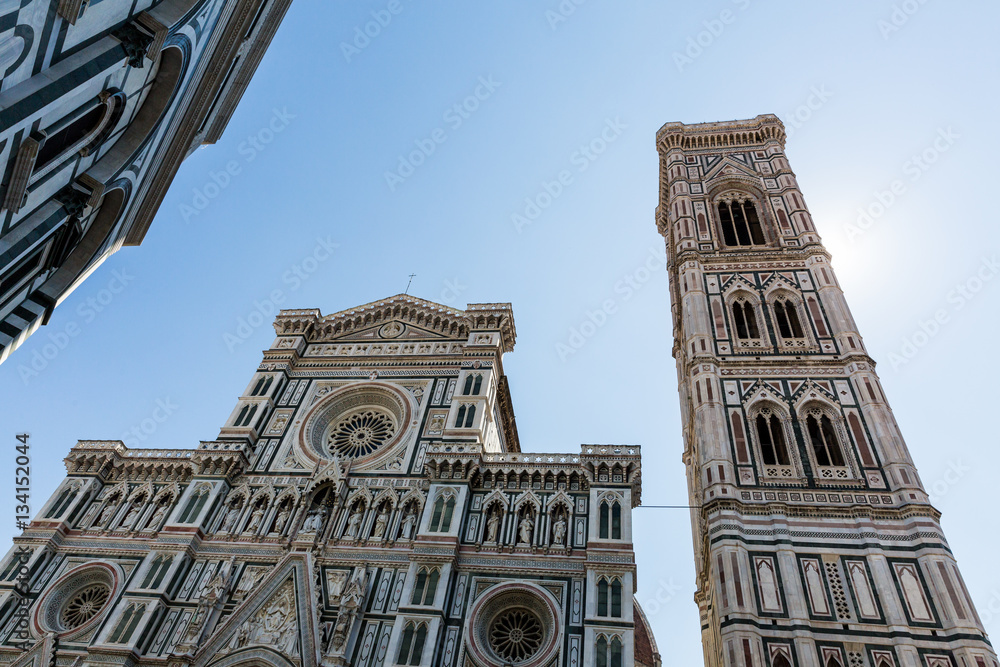 Exterior view of the Florence Cathedral in Italy