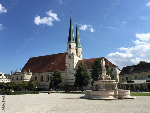 Aufnahme von der Wallfahrtsstätte Altötting , Oberbayern , Deutschland photo