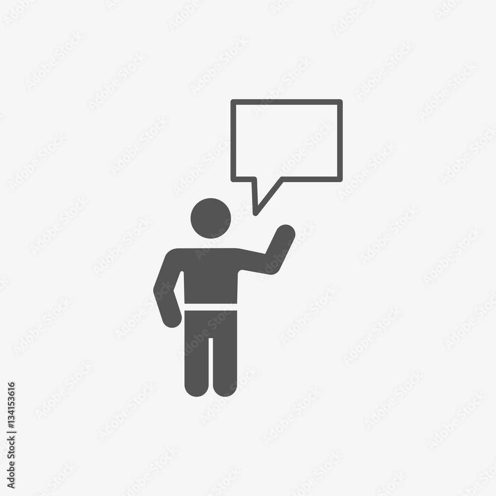 speaking of people, the chat icon stock vector illustration speaking of people, the chat icon stock vector illustration