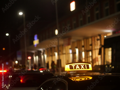 taxi sign German