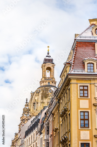 The Church of our Lady in the old town of Dresden