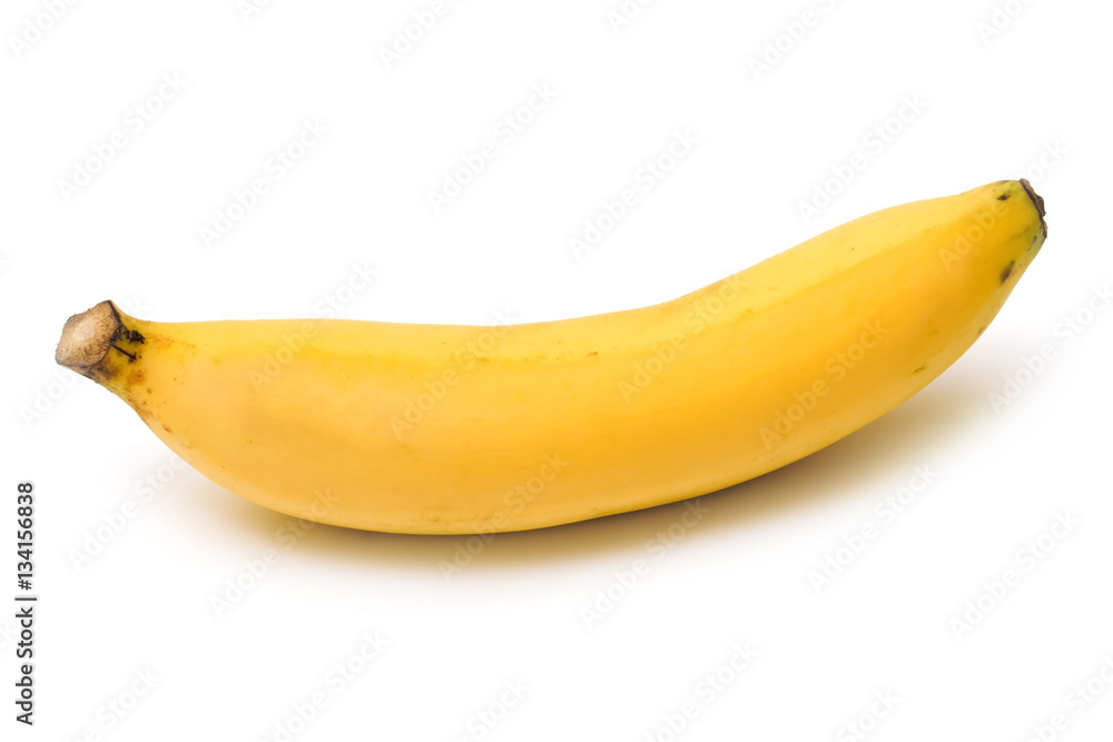 Banana on White Background Banana on White Background