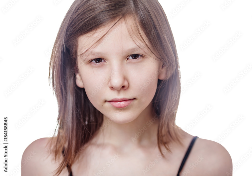 teenage girl isolated teenage girl isolated