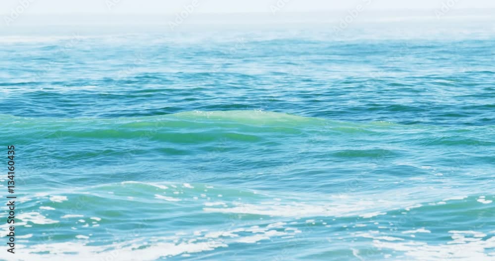 View of waves on seashore View of waves on seashore