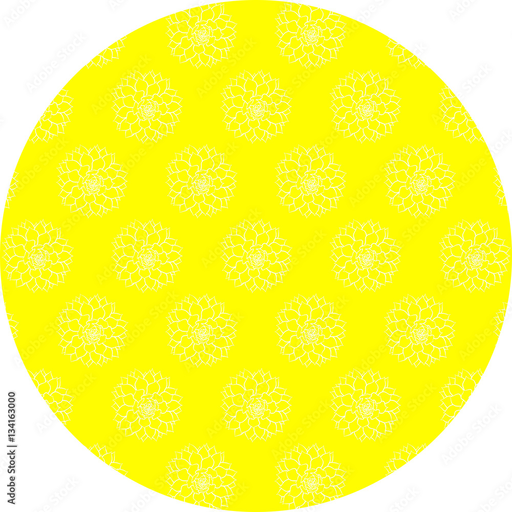 Simple Floral Circle Simple Floral Circle