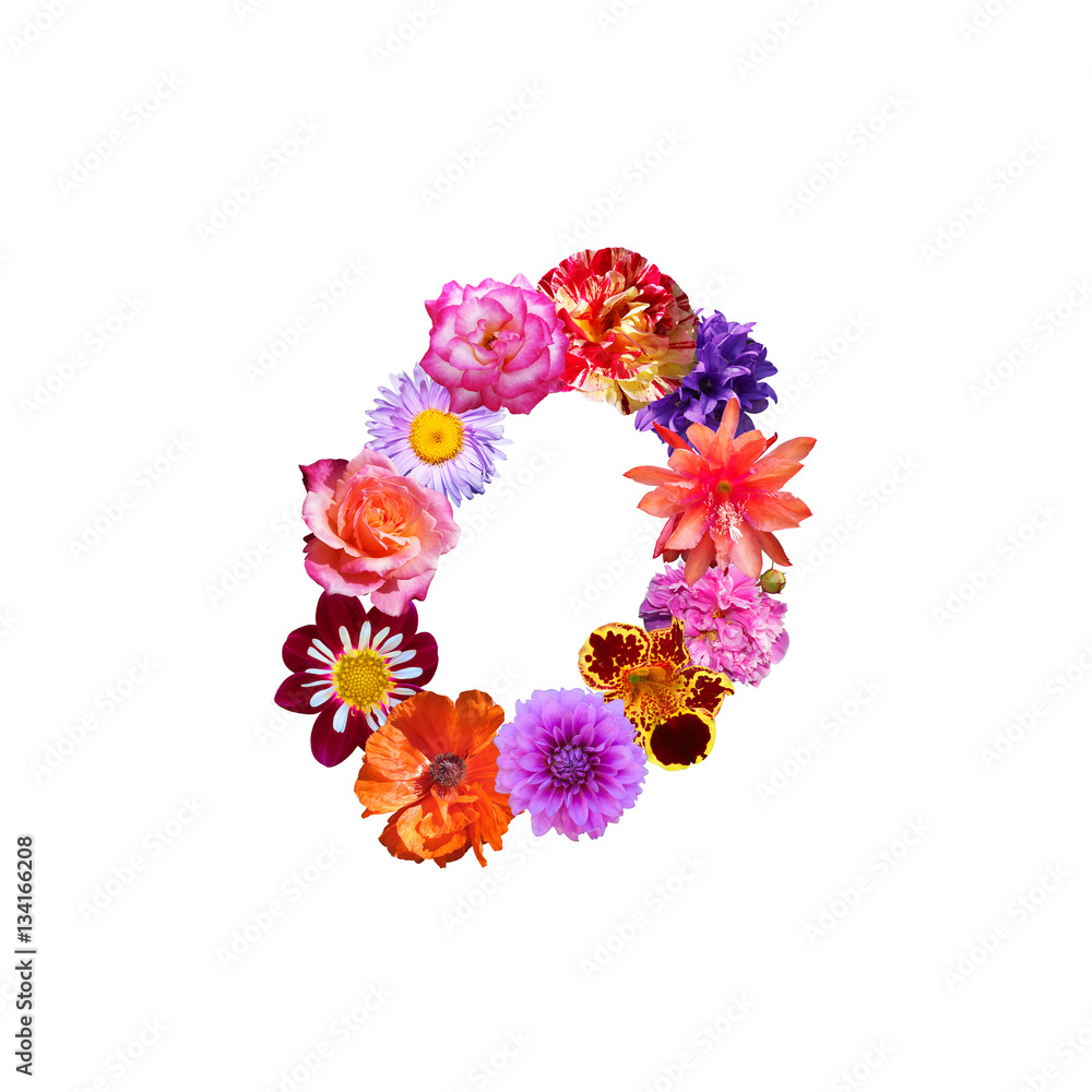 Flower Letter O