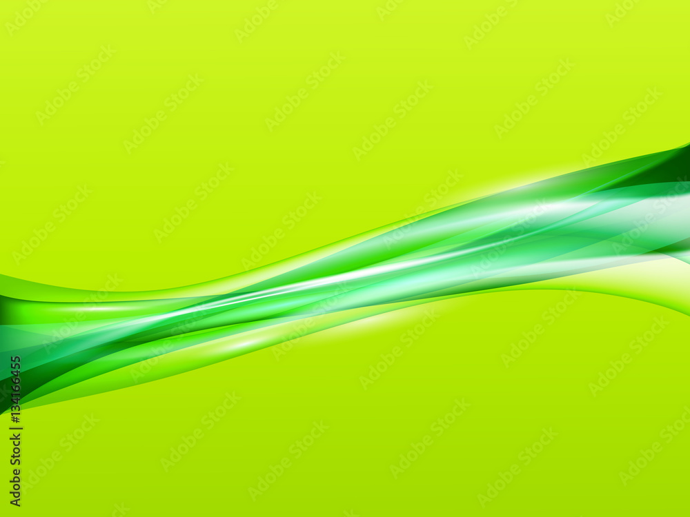 Obraz premium dinamyc flow, stylized waves, vector