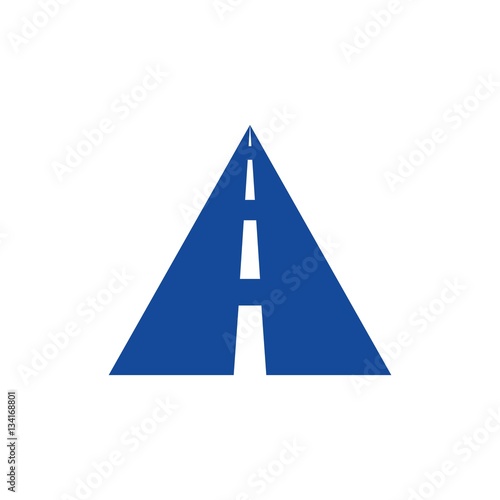 roadside logo vector. way logo.