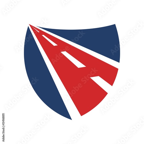 roadside logo vector. way logo.