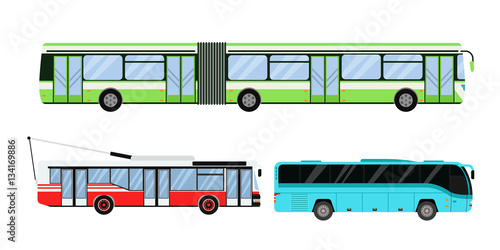 City road transport vector illustration.