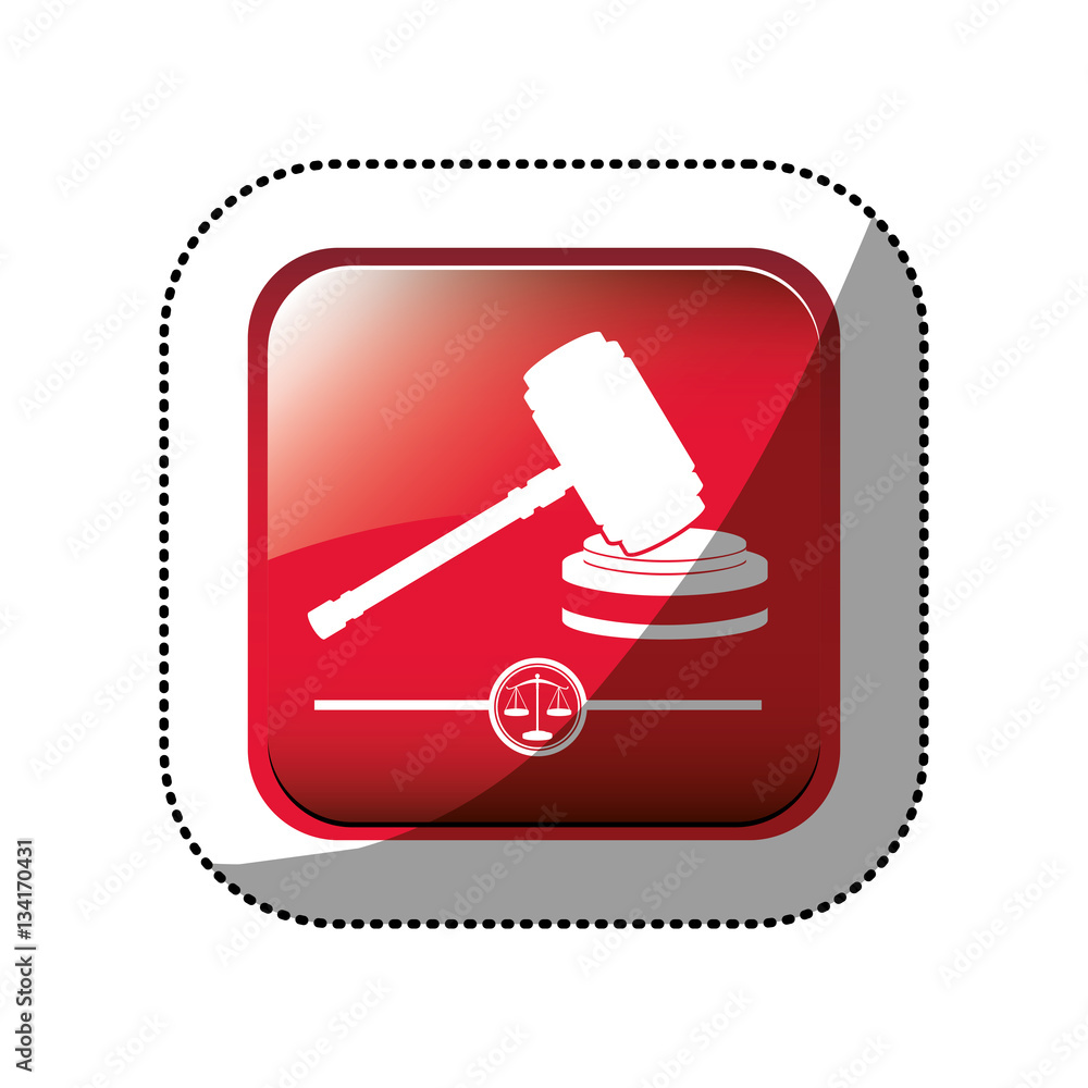 Gavel justice and law concept icon vector illustration graphic design Gavel justice and law concept icon vector illustration graphic design