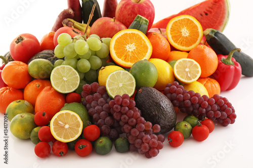 Fototapeta Naklejka Na Ścianę i Meble -  新鮮な野菜と果物　
