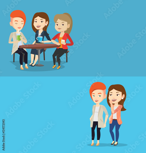 Two lifestyle banners with space for text.