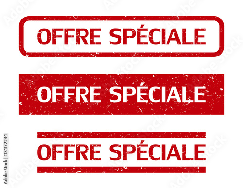 Tampon offre spéciale.