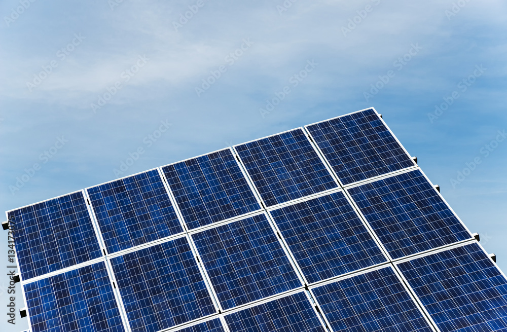Solar panel, photovoltaic, alternative electricity source - selective focus, copy space Solar panel, photovoltaic, alternative electricity source - selective focus, copy space