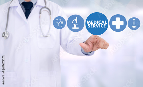 MEDICAL SERVICE Healthcare modern medical Doctor concept ,