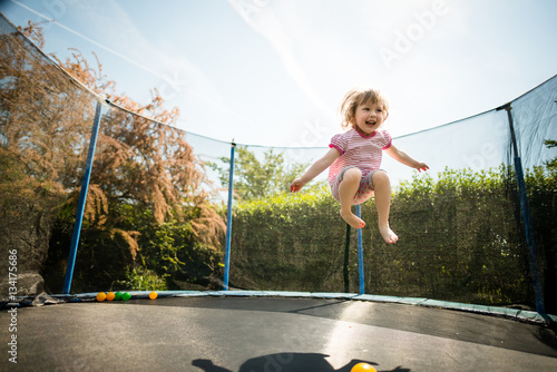 Joy - jumping trampoline photo