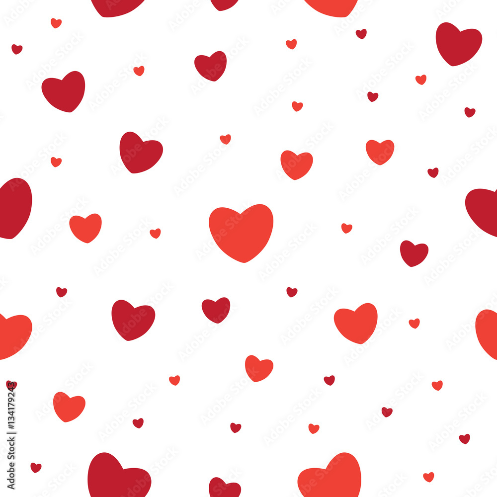 Valentine heart seamless texture