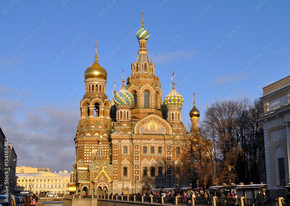Obraz premium St Petersburg, The Church of Our Savior