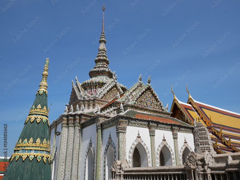 Fototapeta premium タイ バンコク ワット・プラケオ - Grand Palace , Wat Phra Kaeo , Bangkok, Thailand