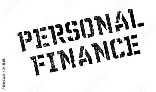 Personal Finance rubber stamp